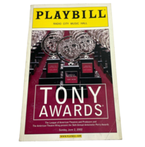 2002 Broadway TONY AWARDS Playbill 56th Annual TONYS! Mamma Mia URINETOW... - £14.08 GBP