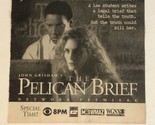 Pelican Brief Print Ad Vintage Julia Roberts Denzel Washington TPA3 - £4.72 GBP