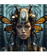 Robot Humanoid, Entomology Inspired, Digital Art, Wallpaper, Printable - $1.29