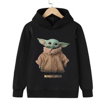 Children Baby yoda Hoodie kids Yoda Mandalorian Sweatshirts Girls Clothi... - £49.69 GBP
