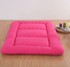 Colorful Mart Red Japanese Futon Tatami Mat Sleeping Mat Floor Futon Mat... - $168.29