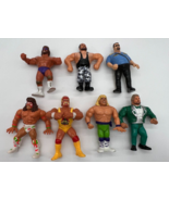 &quot;7&quot; 1991 Hasbro WWF Wrestling Figures 5&quot; Hulk Hogan Macho Man Ultimate W... - £75.08 GBP