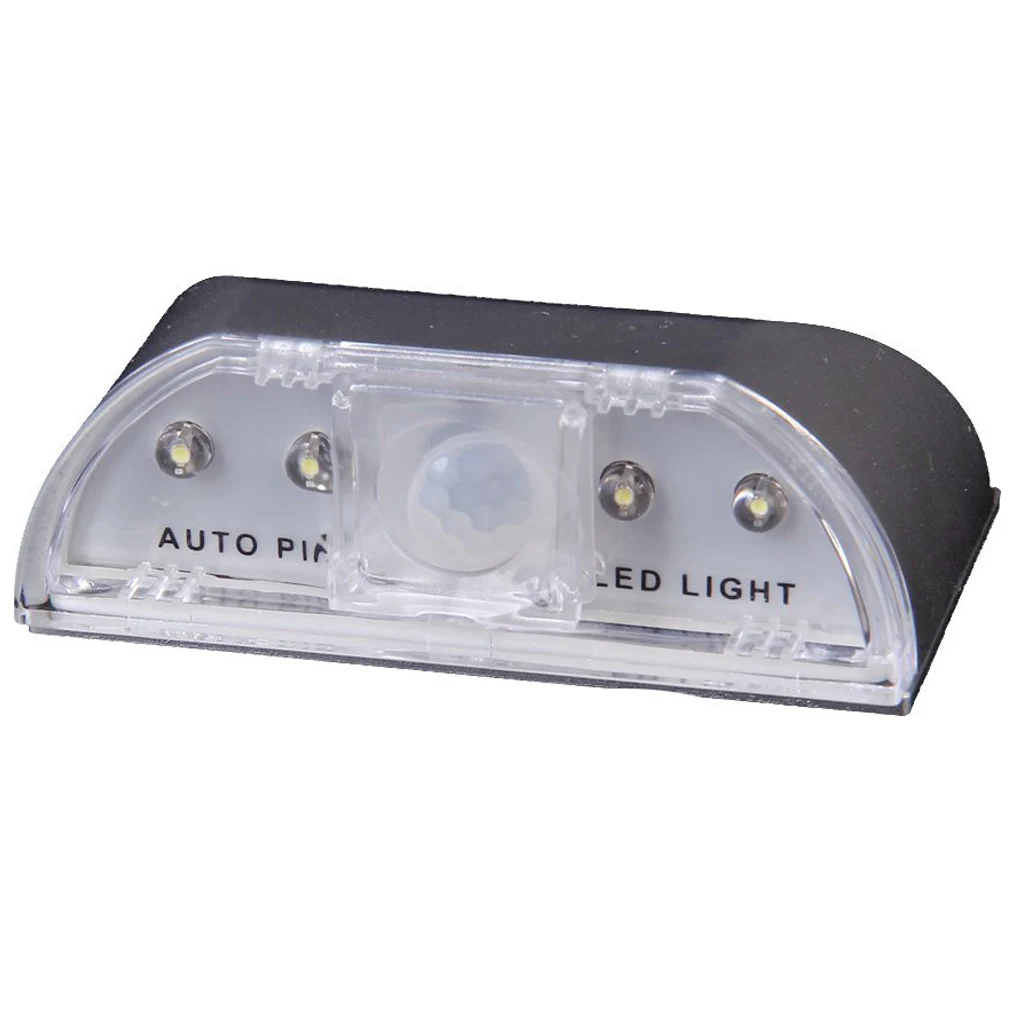 4 LED Auto PIR Infrared Wireless Door Keyhole Motion Sensor Light Lamp - £13.04 GBP