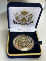 PROUD TO BE ARMY VETERAN  Challenge Coin with Presentationt Box - $26.82