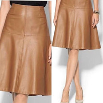 Handmade New Women&#39;s Leather Skirt Genuine Soft Lambskin Casual Party Formal - £94.17 GBP