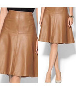 Handmade New Women&#39;s Leather Skirt Genuine Soft Lambskin Casual Party Fo... - $117.81