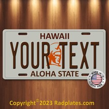 Hawaii Vintage Custom Vanity Personalized Your Text Aluminum License Plate New - £15.36 GBP