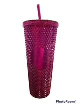 New Starbucks 2022 Fall Halloween Bling Berry Studded Tumbler Venti 24oz Cup  - £59.87 GBP