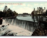 Falls at West Pitch Lewiston Maine ME UNP DB Postcard Y7 - £2.70 GBP