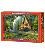 2000 Piece Jigsaw Puzzle, Toadstool Cottage, Charming Nook, Pond, Countr... - £20.45 GBP+