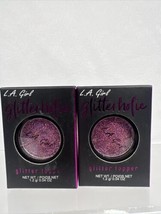 (2) LA Girl Frenzy Glitterholic Glitter Topper Pink Purple 0.04 Ounce - £5.46 GBP