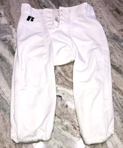 Russell Athletic F25PFMF Adult LG 36-38”White String Slot Football Pant NEW - $29.58