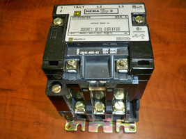 Square D Contactor 8536SBO2S Size 0 3ph 600V Used - $100.00