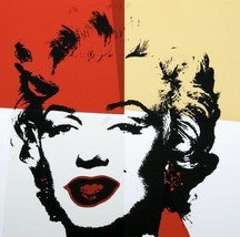 Andy Warhol Golden Marilyn 11.38 Sunday B Morning Serigrafie Porträt Kunst - £502.45 GBP