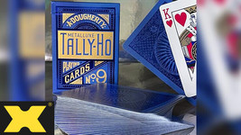 Tally Ho Blue (Circle) MetalLuxe Playing Cards by US Playing Cards - £8.55 GBP