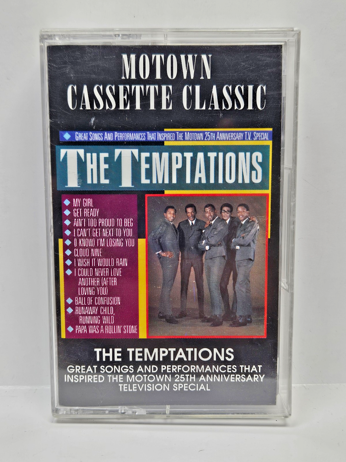 Motown Cassette Classics The Temptations 1983 Motown Records - $8.95