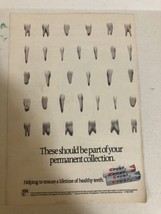 1991 Crest Toothpaste Vintage Print Ad Advertisement  PA4 - $7.91