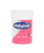 Valupak Folic Acid Tablets 400mcg x 90 - £1.87 GBP