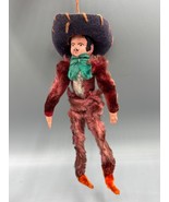 Vtg Handmade Mexico Pipe Cleaner Doll  Figure Sombrero  Ornament Xochimilco - $258.91 MXN