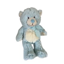 Baby Ganz My First Teddy Blue Plush Bear Stuffed Animal - £10.36 GBP
