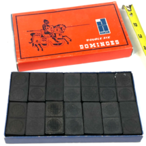 Hansen Double Six Vintage Dominoes No. T7515 Hong Kong Joust Box 28 Tile... - £21.03 GBP