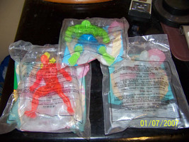 lot of {3} vintage fastfoods {mcdonalds-give away toys}- marvel heroes} - £15.56 GBP