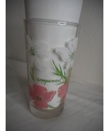 MCM Peanut Butter Drinking Juice Glass Tumbler Dogwood Estate find 5&quot; Pi... - $19.20
