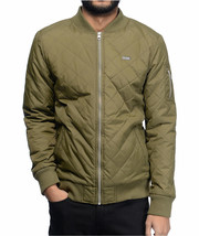 Brand New! Empyre Stealth Olive Green Quilted Bomber Jacket Zumiez - £45.65 GBP