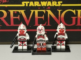 3Pcs Captain Keeli Squad Clone Troopers Star Wars Clone Wars Minifigures Toys - £6.38 GBP