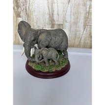 Lenox Peaceful Embrace Elephant Mother Figurine Vintage - $334.79 MXN