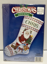 Good Shepherd Counted Cross Stitch Santa&#39;s Presents Christmas Stocking N... - £8.62 GBP