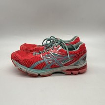 Asics GT-1000 3 Women&#39;s Running Shoes Size 9 Hot Pink Aqua Blue - £21.02 GBP