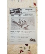 Vintage Blueprint For Selling FMD Adapter Kit For Danuser All Purpose Blade - €5,02 EUR