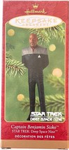 Hallmark 2001 Keepsake Ornament Captain Benjamin Sisko Star Trek Deep Sp... - $14.99
