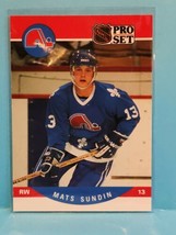 1990-91 Pro Set Hockey Mats Sundin Rookie Card #636 Quebec Nordiques Draft Pick - £0.99 GBP