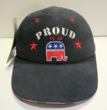 Baseball Cap Hat PROUD TO BE REPUBLICAN VOTE Unisex Adjustable  Made USA - £10.17 GBP