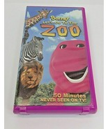 BARNEY LET&#39;S GO THE ZOO + CHRISTMAS STAR + BEACH PARTY - RARE VHS - $22.24 CAD