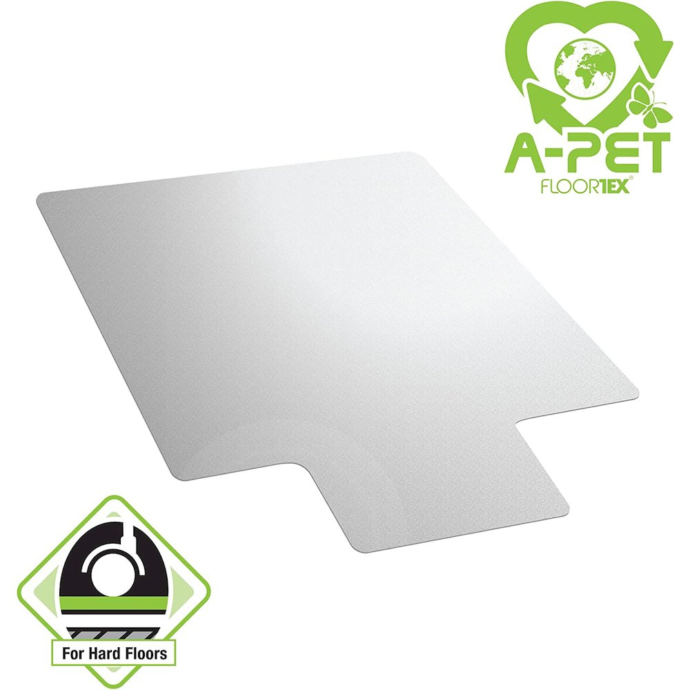 Cleartex AdvantagematPlus APET Chair Mat - Hard Floor Lipped 36 x 48" - $81.99