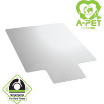 Cleartex AdvantagematPlus APET Chair Mat - Hard Floor Lipped 36 x 48&quot; - £64.13 GBP+