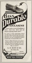 1930 Print Ad Bass Durable Moccasins G.H. Bass &amp; Co. Wilton,Maine - £6.61 GBP