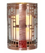 Frank Lloyd Wright Robie House Wood Laylight Chicago Brass Votive Candle... - £23.94 GBP