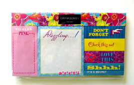 Cynthia Rowley New York Floral Sticky Note Set of 6 Pads HTF NIP - £12.77 GBP