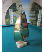 Original Curtis Jere Bronze and MARBLE  Sailboat SIGNED  - $635.66 CAD