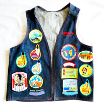 VTG YMCA Indian Guide Vest 40+ Patches Daughter &amp; Father Sioux Federatio... - $717.33 MXN