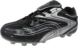 Vizari Striker FG Black/Silver, Size-Youth-8, Black,  VZSE93290Y-8 - $294.68 MXN