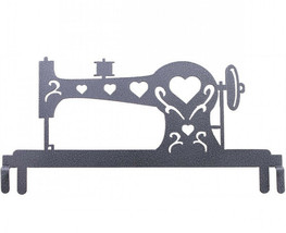 Classic Motifs 12 Inch Sewing Machine Header Charcoal Craft Holder - £19.48 GBP