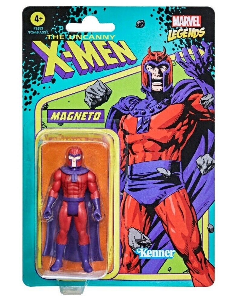 Primary image for NEW SEALED 2021 Kenner Marvel Legends Retro X Men Magneto Action Figure