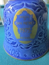 Vintage Bing & Grondahl B&G 1975 Porcelain Bell Denmark San Pietro Cathedral new - $44.55
