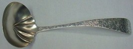 Woodbine Engraved by Seymour Sterling Silver Gold Washed Soup Ladle 10" - $400.95