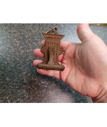 Antique Victorian Architectural Salvage Door Knocker Bell Flipper Cast I... - $1,189.52 MXN
